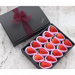 岡山朝取り　大粒いちごの贈り物　紅ほっぺ大粒600g　りぼん化粧箱【送料込み】