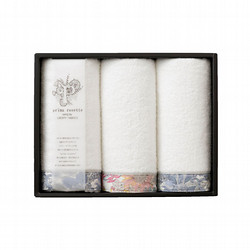 ［プリマロゼッタ］フェイスタオル３Ｐ