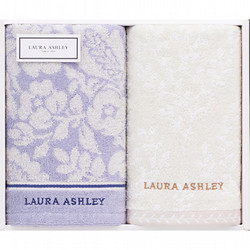 ［ローラアシュレイ］ グレースフル　フェイスタオル２Ｐ