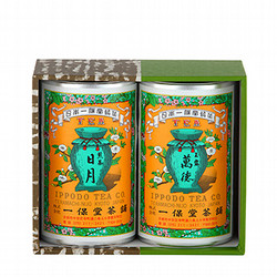 ［一保堂茶舗］玉露　萬徳（150ｇ）・煎茶　日月（160ｇ）　中缶箱