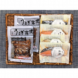 ［味の浜藤・築地 魚弁］焼魚・うなぎセット