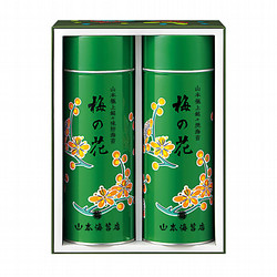 ［山本海苔店］極上銘々海苔「梅の花」1号缶詰合せ（緑缶）