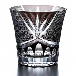 ［GLASS WORKS NARUMI］【スワール】オールドグラス（黒）