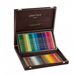 ［カランダッシュ］スプラカラーソフト80色セット 木箱入り