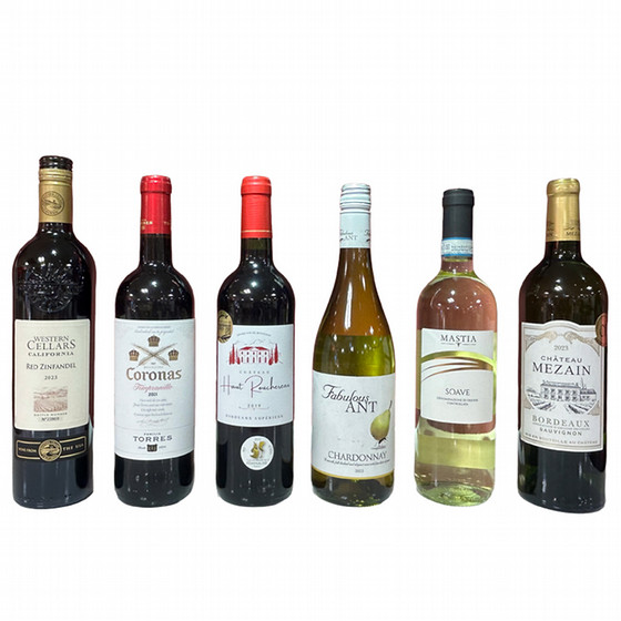 リカーショップ］人気のバラエティ6本セット【今月のおすすめワイン